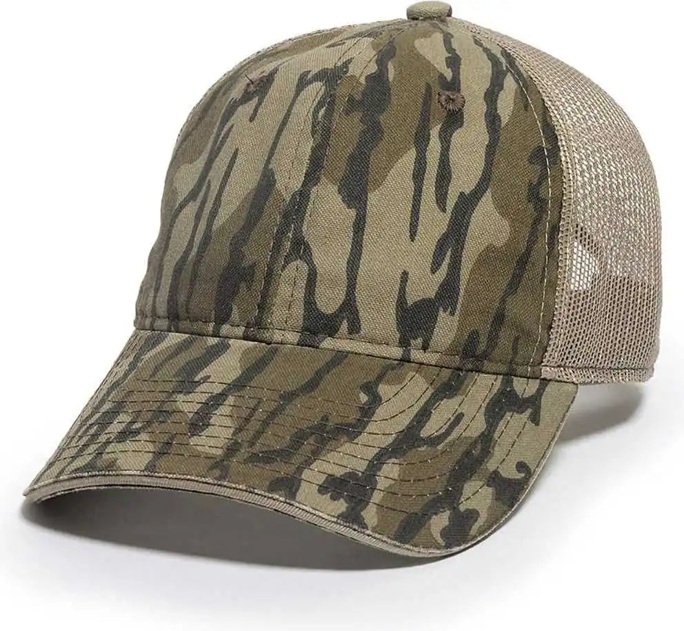 Oc Sports Cgwm-301 Adjustable Mesh Back Cap - Mossy Oak Original Bottomland Khaki - Osfm