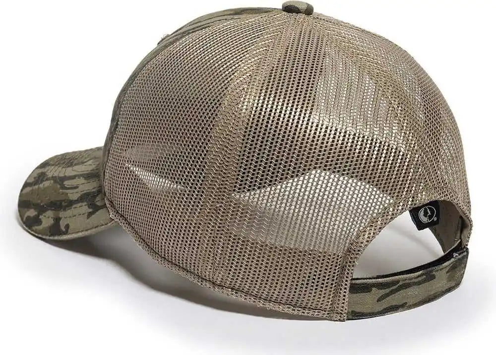 Oc Sports Cgwm-301 Adjustable Mesh Back Cap - Mossy Oak Original Bottomland Khaki - Osfm