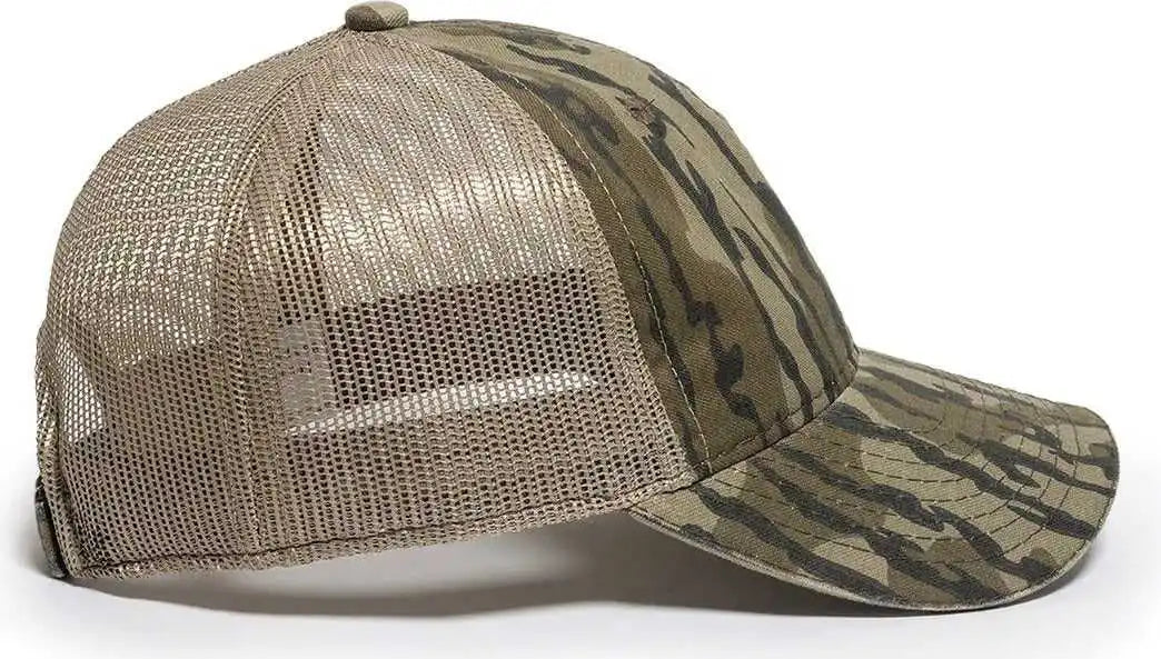 Oc Sports Cgwm-301 Adjustable Mesh Back Cap - Mossy Oak Original Bottomland Khaki - Osfm