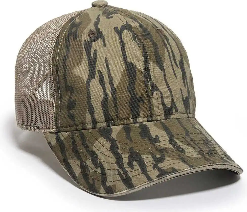 Oc Sports Cgwm-301 Adjustable Mesh Back Cap - Mossy Oak Original Bottomland Khaki - Osfm