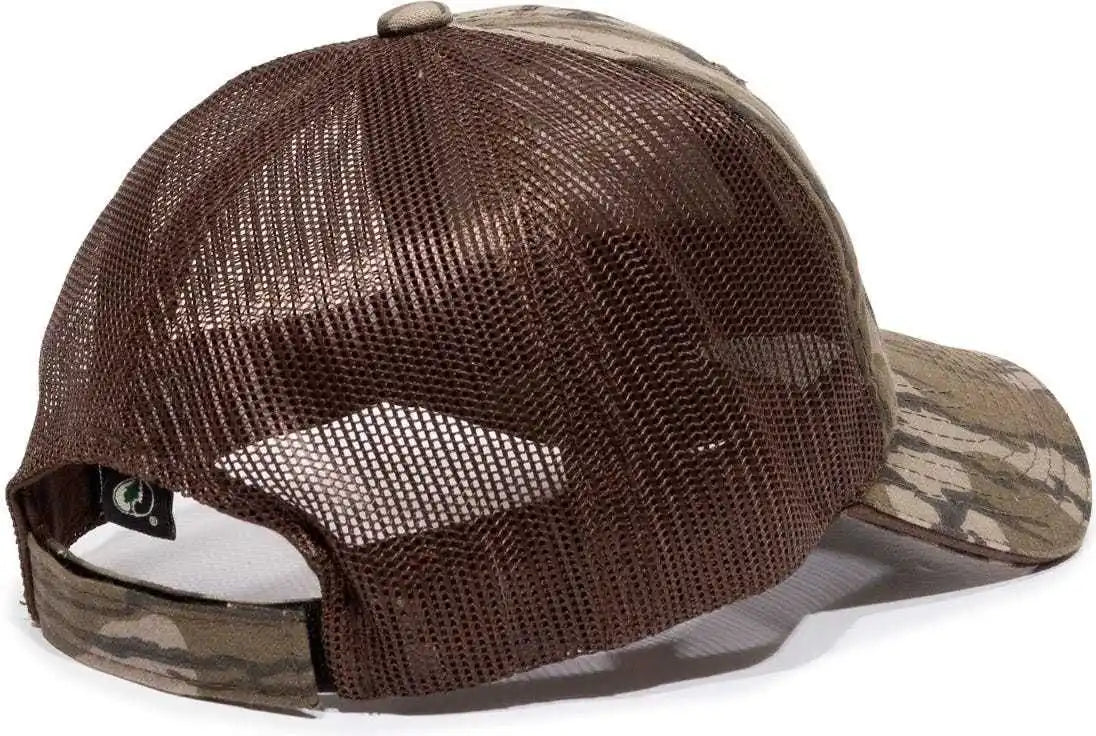 Oc Sports Cgwm-301 Adjustable Mesh Back Cap - Mossy Oak Original Bottomland Brown - 6 7/8’’ - 7 1/2’’