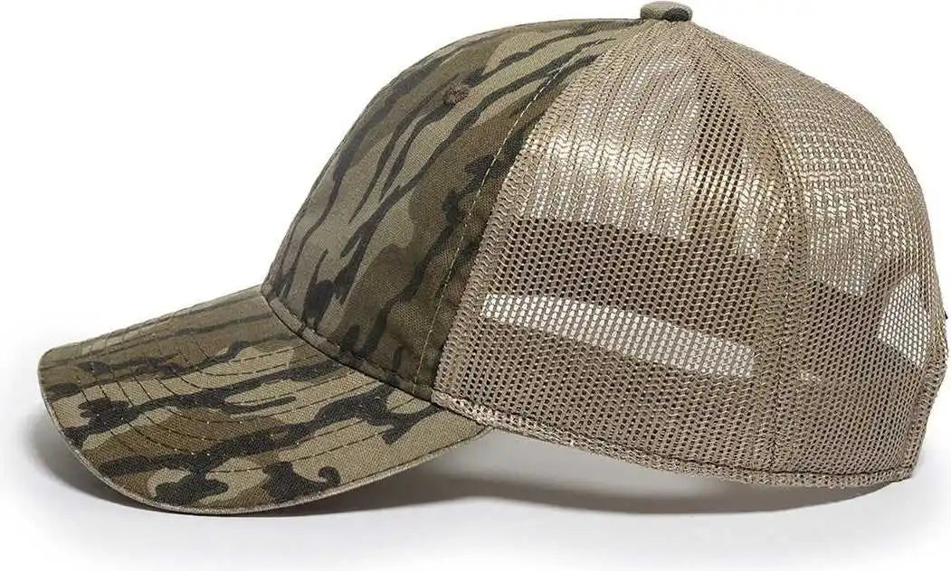 Oc Sports Cgwm-301 Adjustable Mesh Back Cap - Mossy Oak Original Bottomland Khaki - Osfm