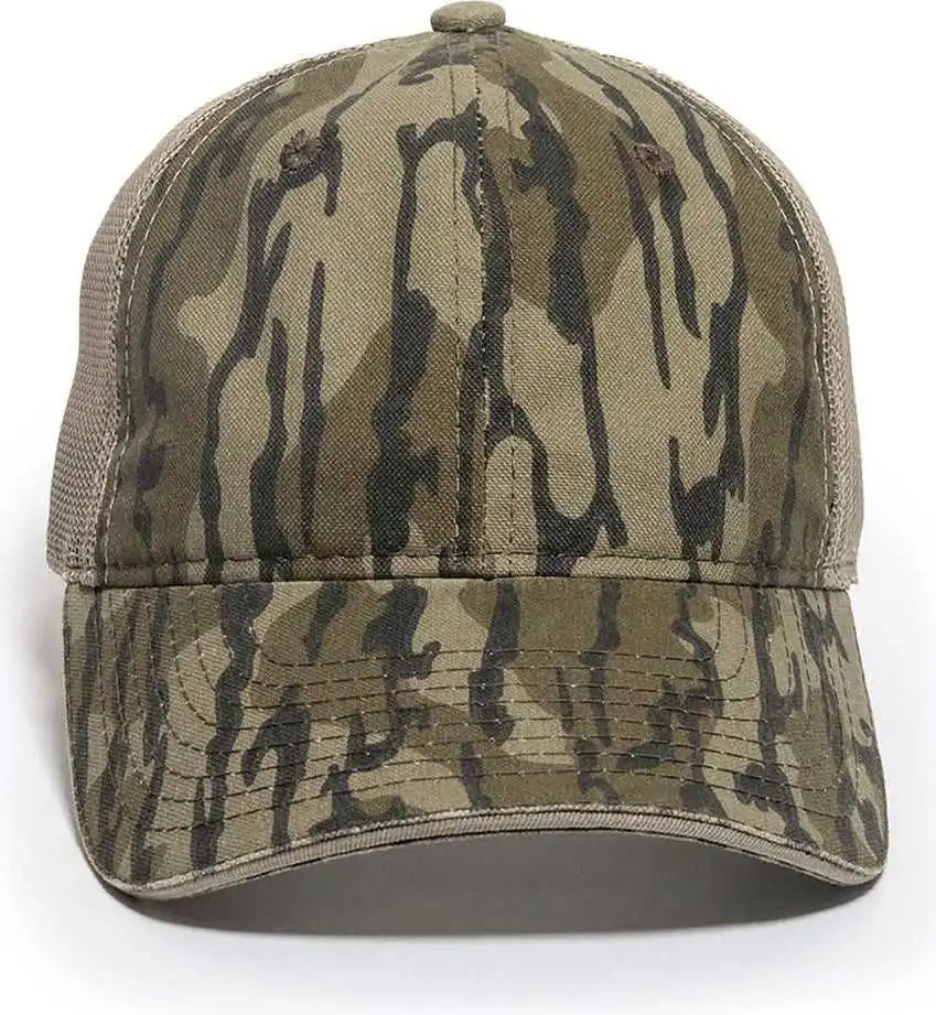 Oc Sports Cgwm-301 Adjustable Mesh Back Cap - Mossy Oak Original Bottomland Khaki - Osfm