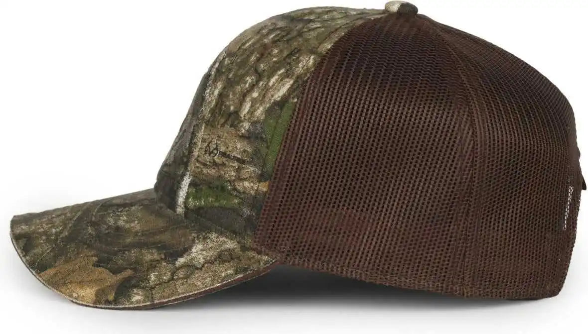 Oc Sports Cgwm-301 Adjustable Mesh Back Cap - Realtree Apx Brown - Osfm
