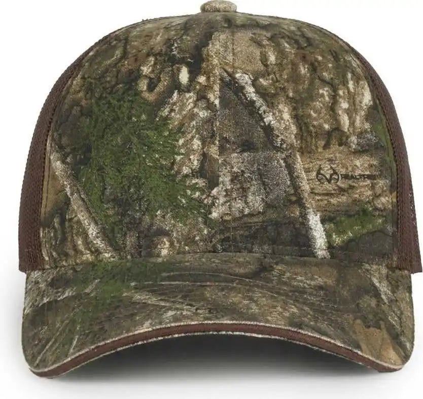 Oc Sports Cgwm-301 Adjustable Mesh Back Cap - Realtree Apx Brown - Osfm