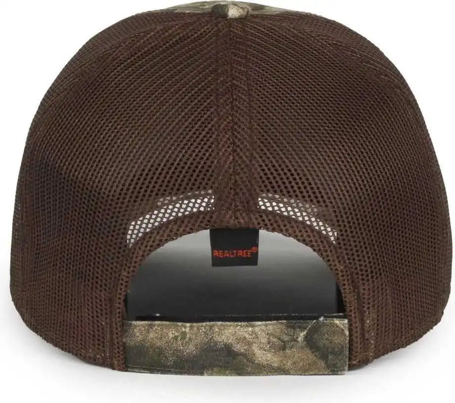 Oc Sports Cgwm-301 Adjustable Mesh Back Cap - Realtree Apx Brown - Osfm