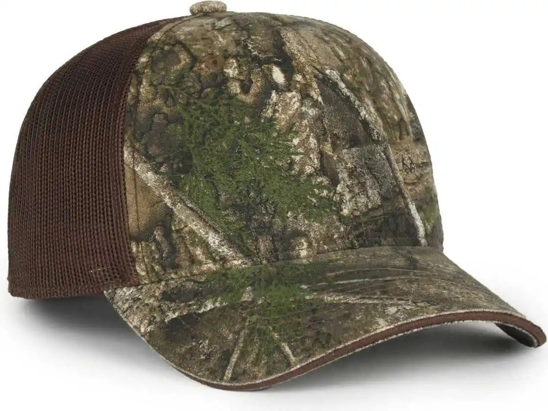 Oc Sports Cgwm-301 Adjustable Mesh Back Cap - Realtree Apx Brown - Osfm
