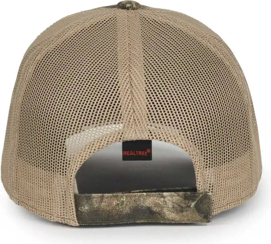 Oc Sports Cgwm-301 Adjustable Mesh Back Cap - Realtree Apx Khaki - Osfm