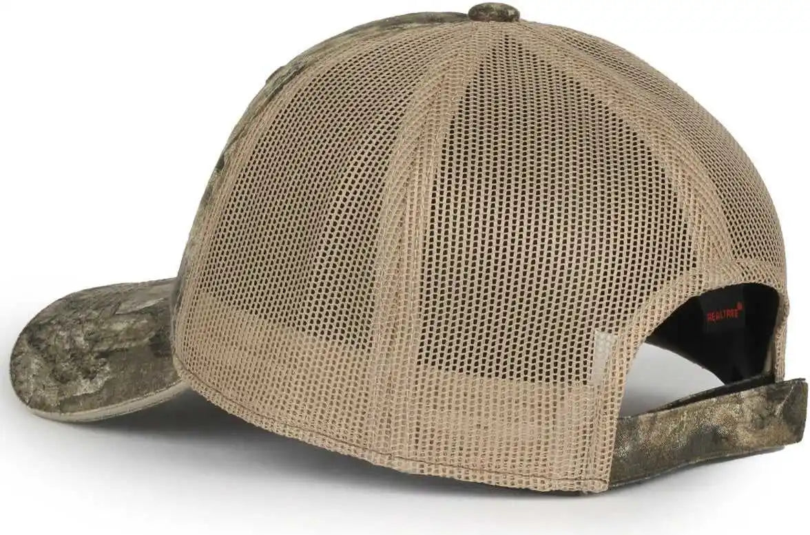 Oc Sports Cgwm-301 Adjustable Mesh Back Cap - Realtree Apx Khaki - Osfm