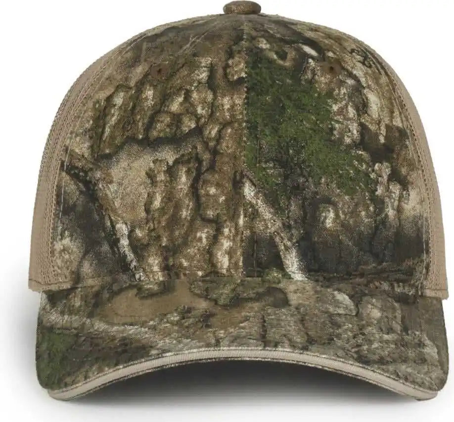 Oc Sports Cgwm-301 Adjustable Mesh Back Cap - Realtree Apx Khaki - Osfm