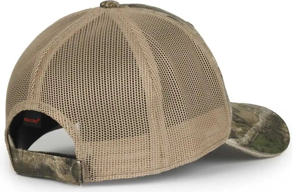 Oc Sports Cgwm-301 Adjustable Mesh Back Cap - Realtree Apx Khaki - Osfm