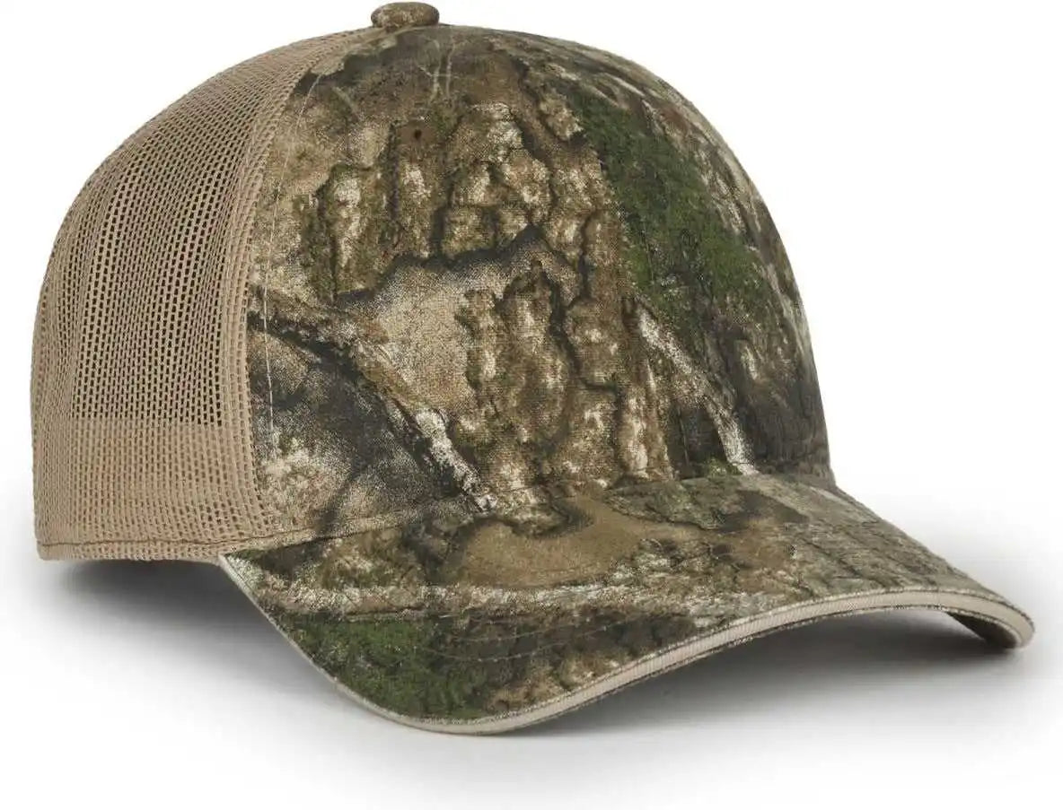 Oc Sports Cgwm-301 Adjustable Mesh Back Cap - Realtree Apx Khaki - Osfm