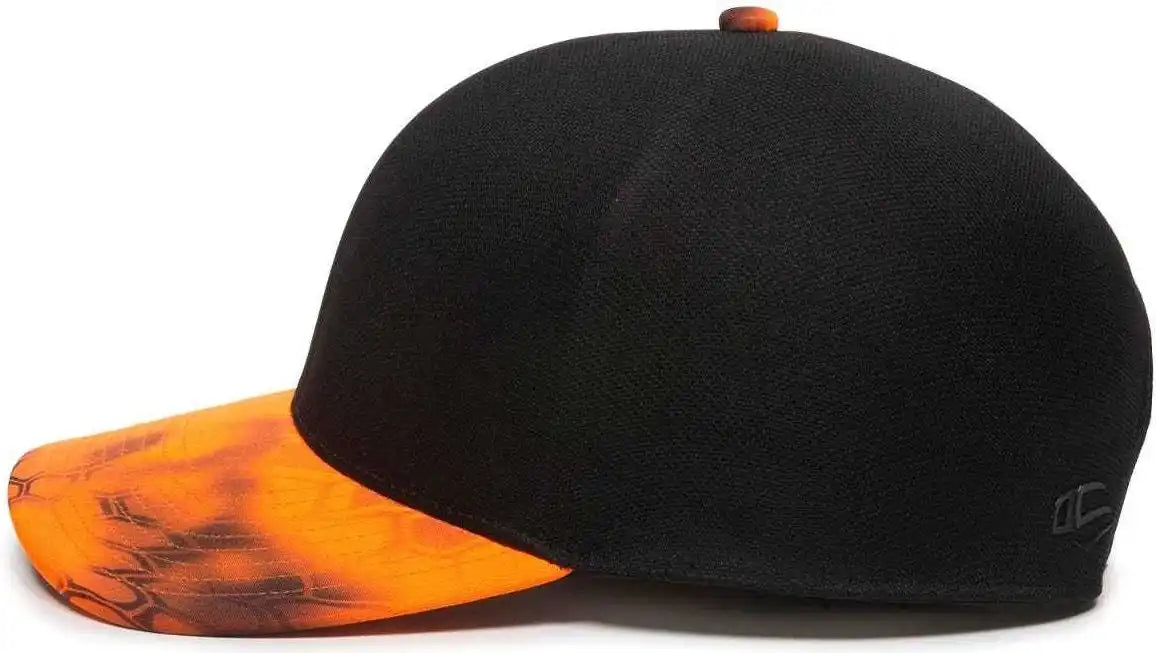 Oc Sports Conceal Adjustable Cap - Black Kryptek Inferno - 6 7/8’’ - 7 1/2’’