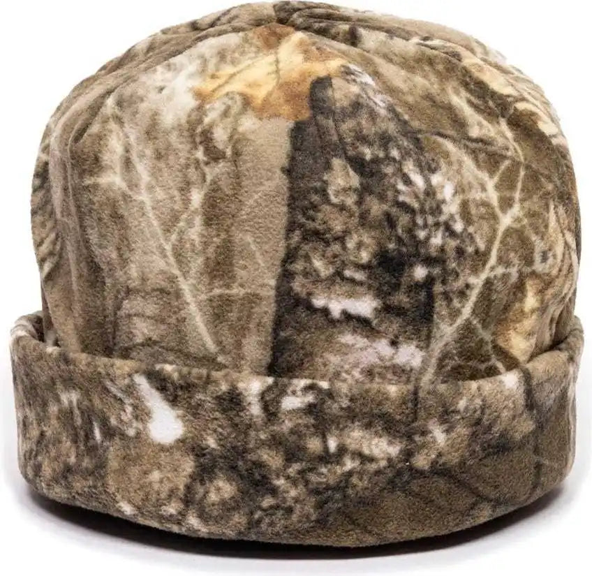 Oc Sports Cor 002 Beanie with Cuff Easily Visible Reversible Realtree Edge Blaze / 6 7/8’’ 7 1/2’’