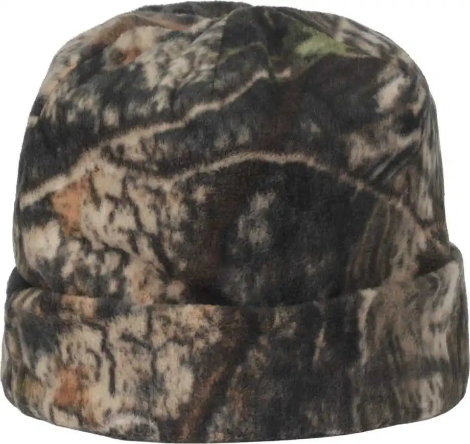 Oc Sports Cor-002 Beanie with Cuff Easily Visible Reversible - Mossy Oak Country Dna Blaze - Osfm