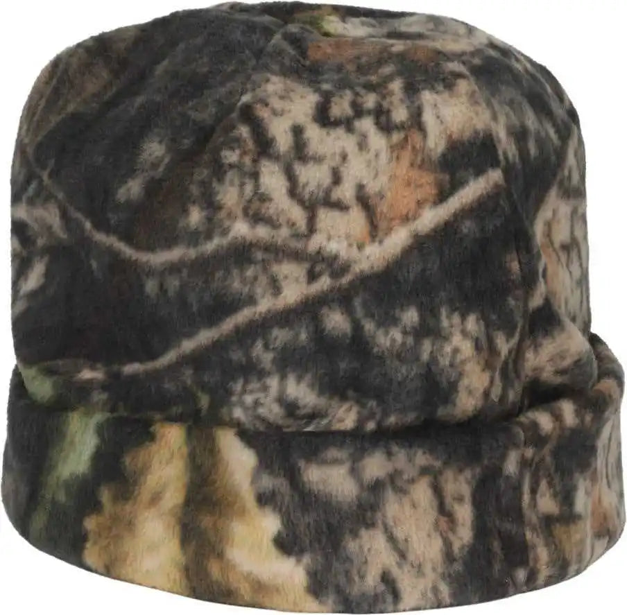 Oc Sports Cor-002 Beanie with Cuff Easily Visible Reversible - Mossy Oak Country Dna Blaze - Osfm