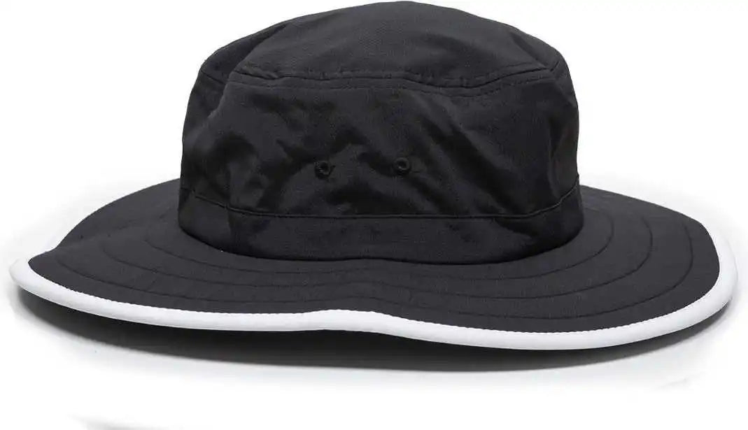 Oc Sports Csb-300 Moisture Wicking Boonie - Black White - one Size Fits Most