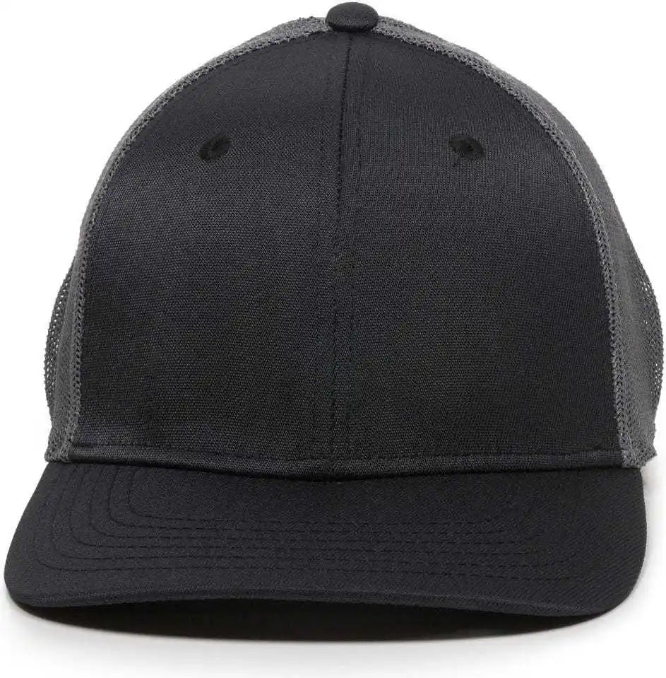 Oc Sports Ct120m Extra-flexible Slight Pre-curved Visor - Black Graphite