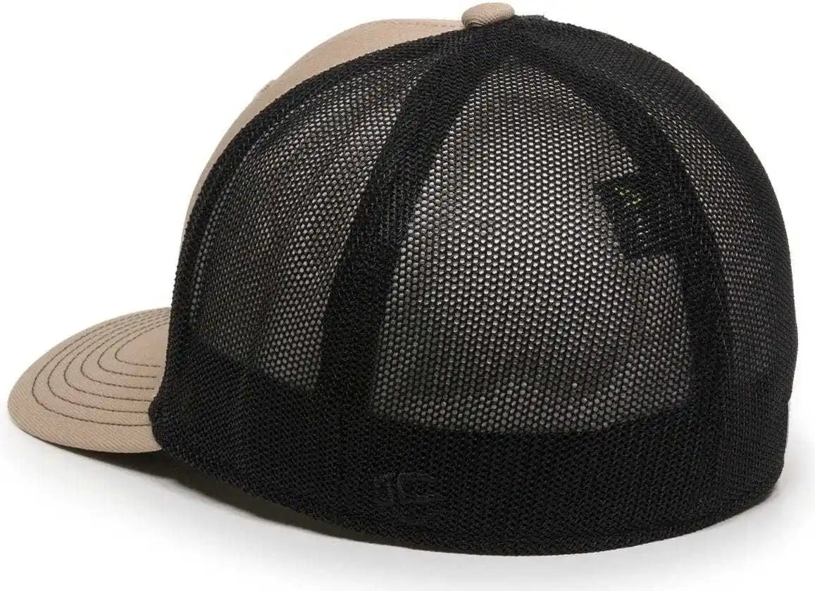 Oc Sports Ct120m Extra-flexible Slight Pre-curved Visor - Khaki Black