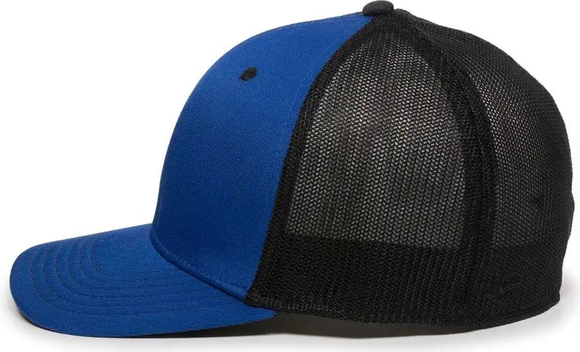 Oc Sports Ct120m Extra-flexible Slight Pre-curved Visor - Royal Black