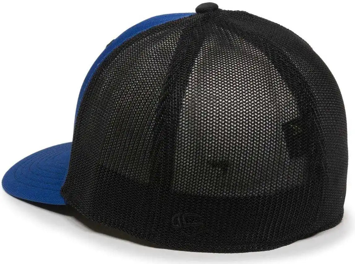 Oc Sports Ct120m Extra-flexible Slight Pre-curved Visor - Royal Black