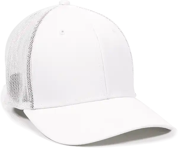Oc Sports Ct120m Extra-flexible Slight Pre-curved Visor - White - 6 3/4’’ - 7 1/8’’