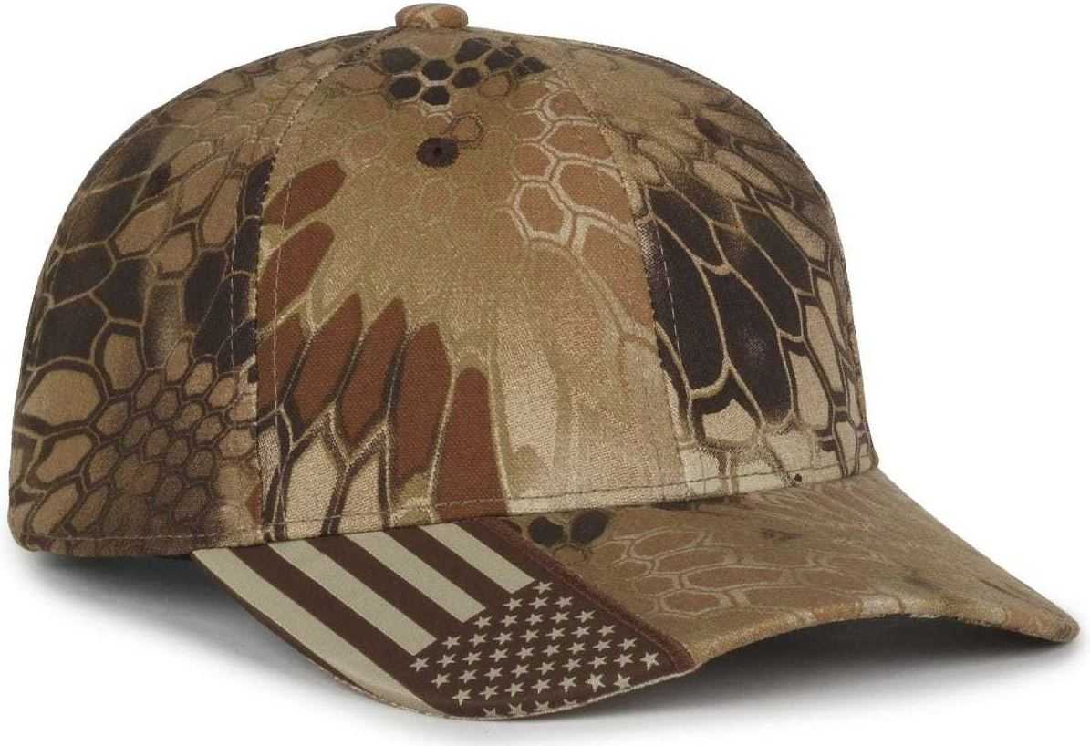 Oc Sports Cwf-305 Adjustable Cap - Kryptek Highlander am - 6 7/8’’ - 7 1/2’’