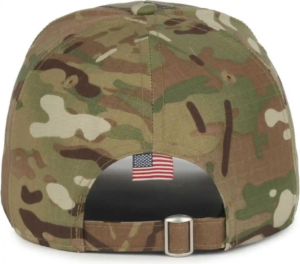 Oc Sports Cwf-405 Multicam Cap with Flag Visor - Nyco Extreme Mulitcam Original Usa - Osfm