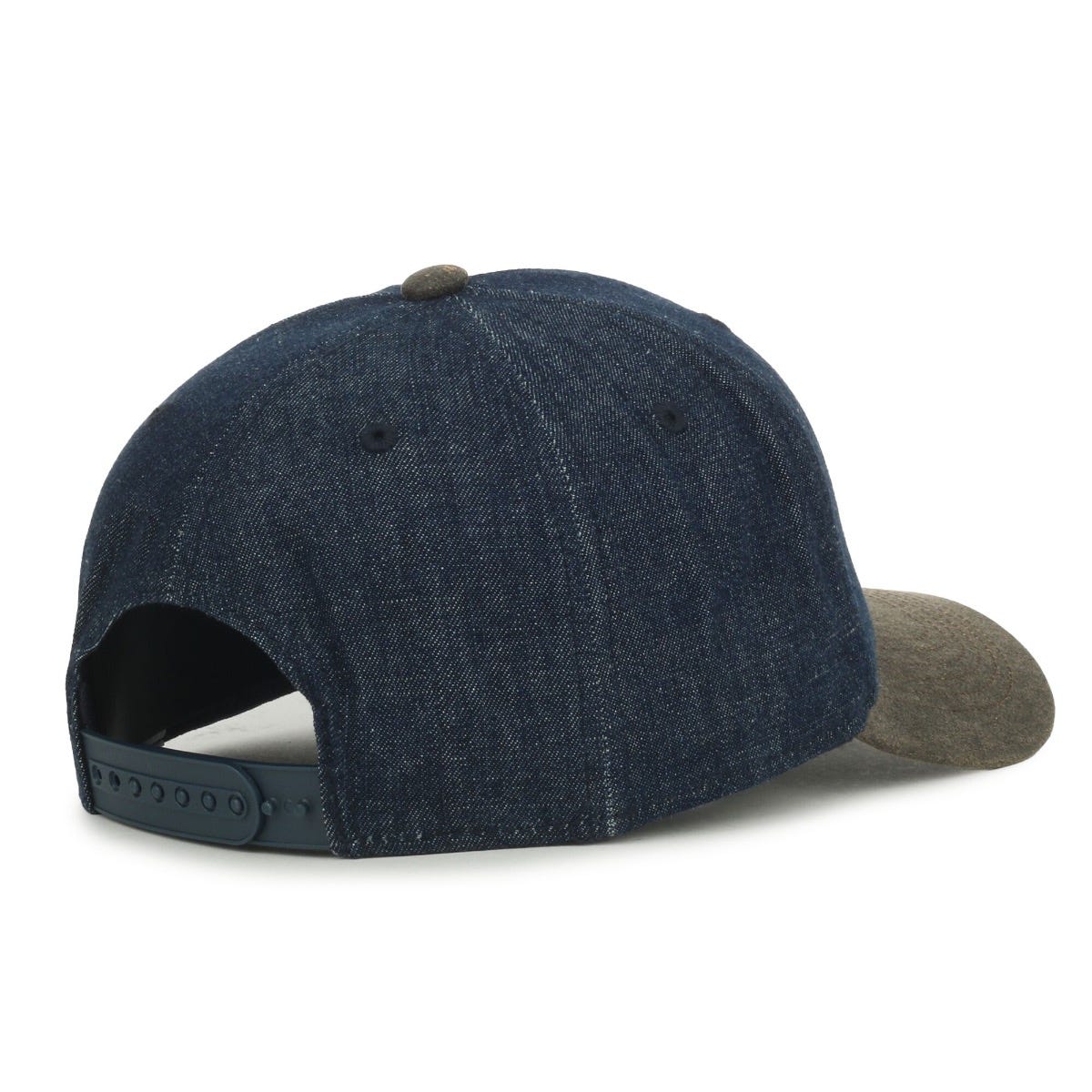 Oc Sports Dn-560 Denim Two-tone Cap - Blue Denim/brown