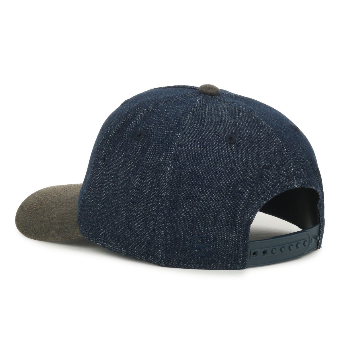Oc Sports Dn-560 Denim Two-tone Cap - Blue Denim/brown