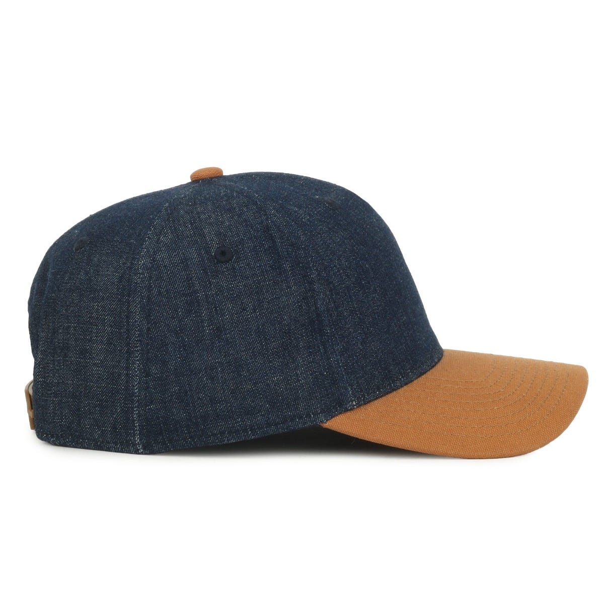 Oc Sports Dn-560 Denim Two-tone Cap - Blue Denim/duk Brown