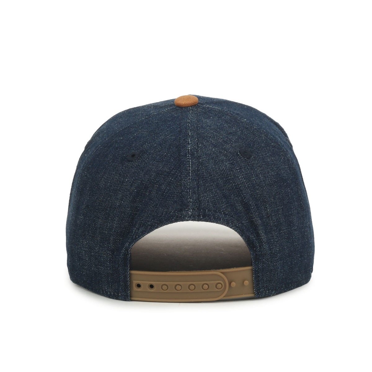 Oc Sports Dn-560 Denim Two-tone Cap - Blue Denim/duk Brown