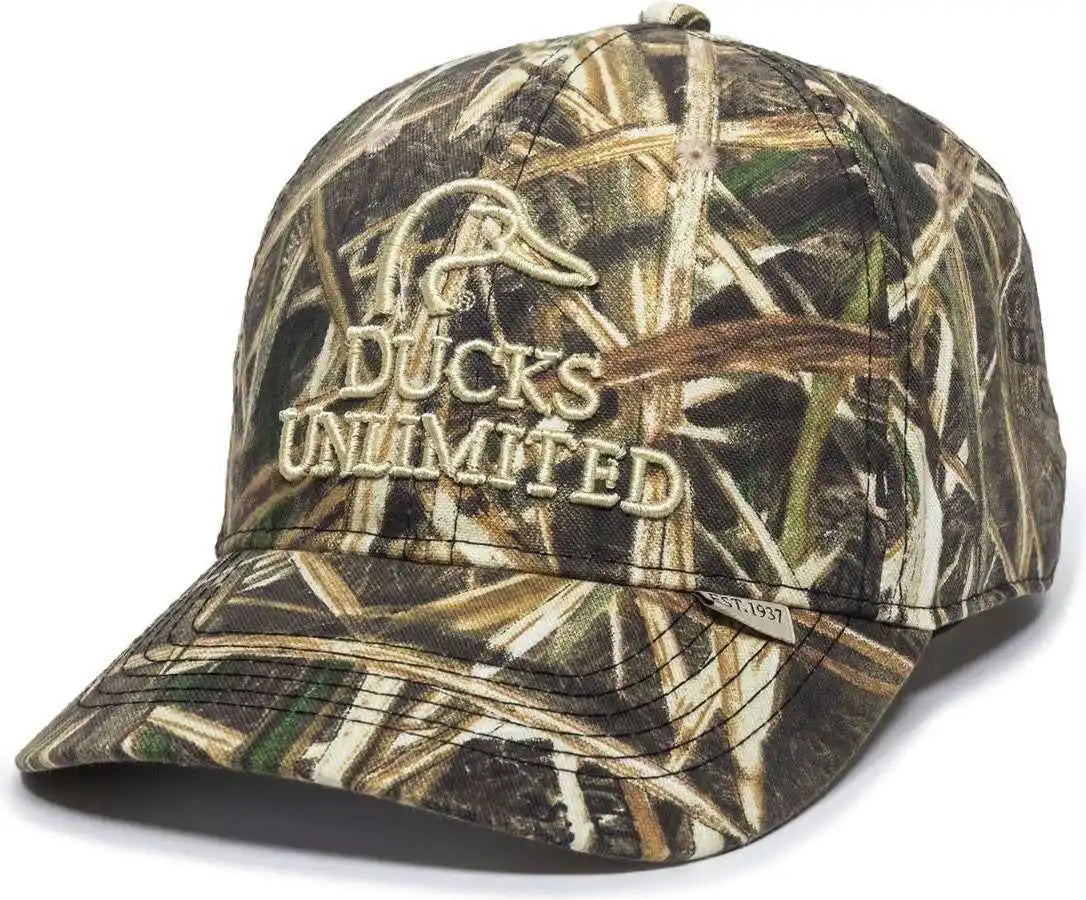 Oc Sports Du21x Ducks Unlimited Caps - Mossy Oak Shadow Grass Blades
