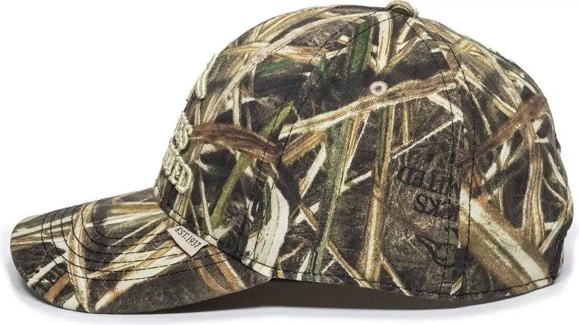 Oc Sports Du21x Ducks Unlimited Caps - Mossy Oak Shadow Grass Blades