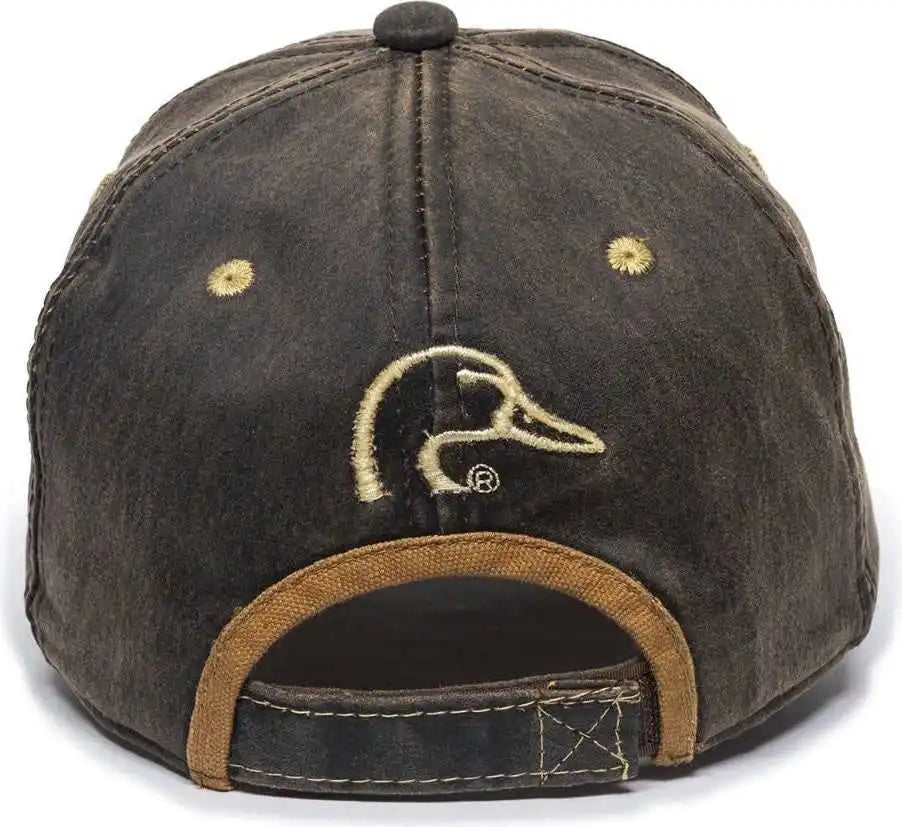 Oc Sports Du37c Ducks Unlimited Caps - Dark Brown - Adult