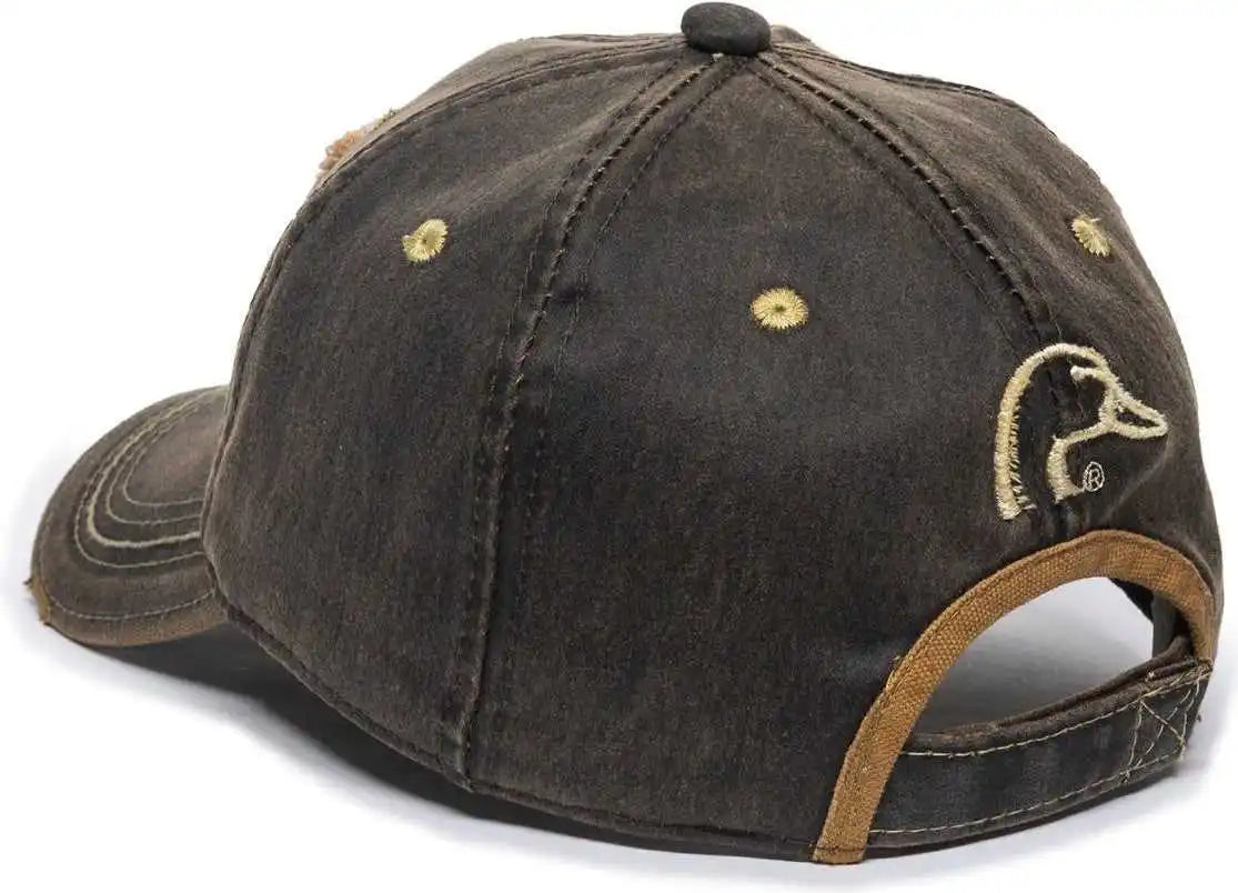 Oc Sports Du37c Ducks Unlimited Caps - Dark Brown - Adult