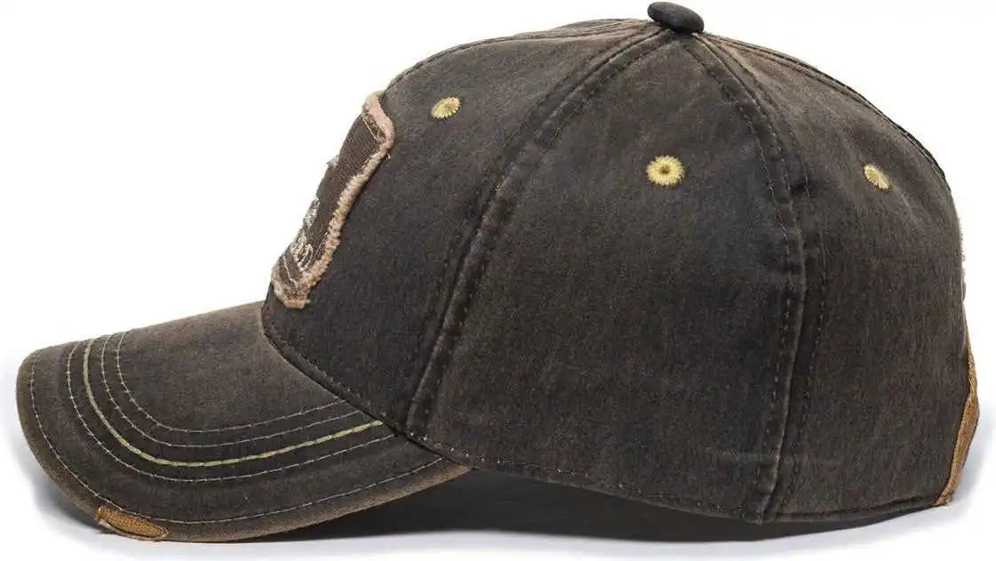 Oc Sports Du37c Ducks Unlimited Caps - Dark Brown - Adult