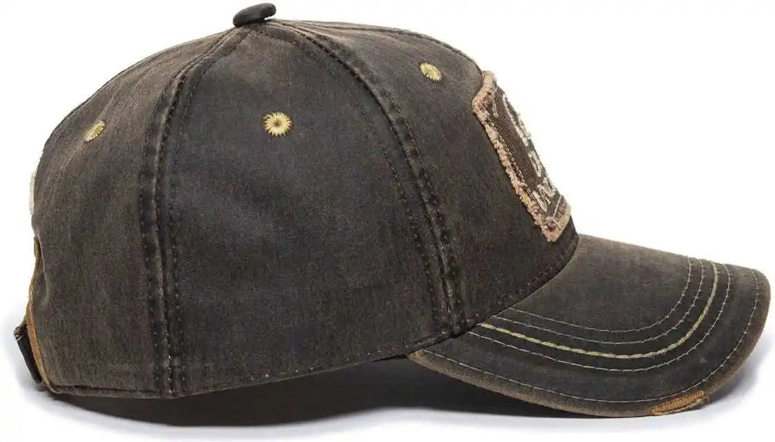 Oc Sports Du37c Ducks Unlimited Caps - Dark Brown - Adult