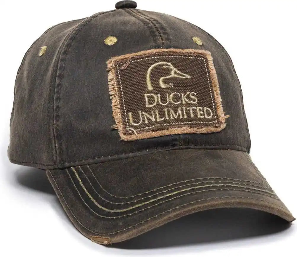 Oc Sports Du37c Ducks Unlimited Caps - Dark Brown - Adult