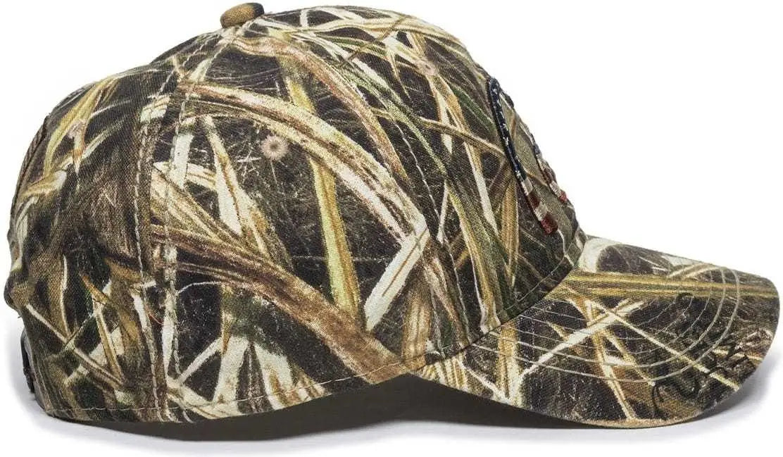 Oc Sports Du63a Ducks Unlimited - Mossy Oak Shadow Grass Blades Edition - 6 7/8’’ - 7 1/2’’