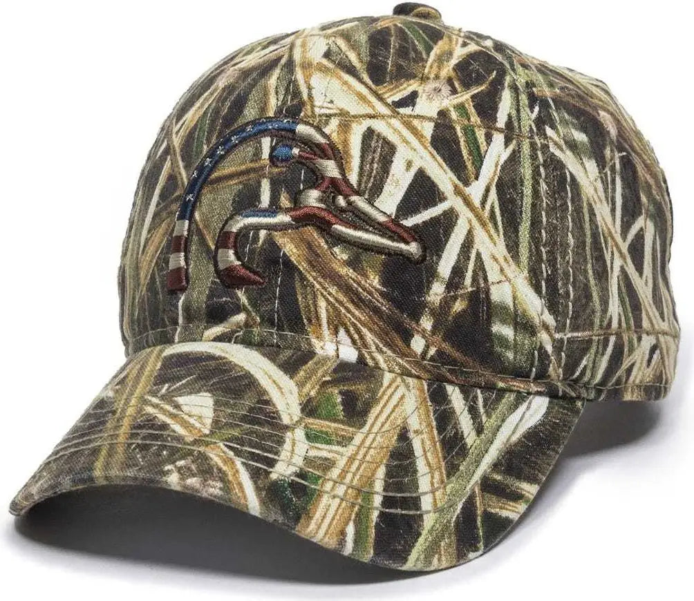 Oc Sports Du63a Ducks Unlimited - Mossy Oak Shadow Grass Blades Edition - 6 7/8’’ - 7 1/2’’
