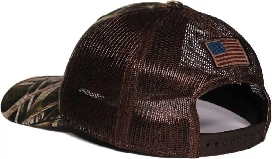 Oc Sports Du63b Ducks Unlimited Caps - Mossy Oak Shadowgrass Blades Duck Brown - Osfm