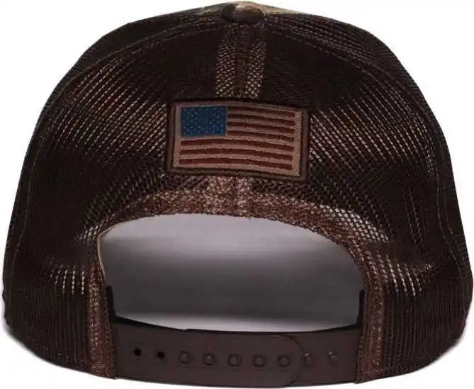 Oc Sports Du63b Ducks Unlimited Caps - Mossy Oak Shadowgrass Blades Duck Brown - Osfm