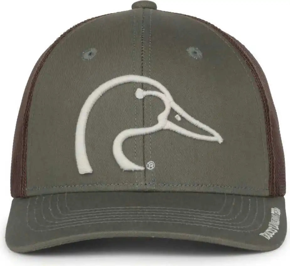 Oc Sports Du69 Ducks Unlimited Caps - Olive Brown - Osfm
