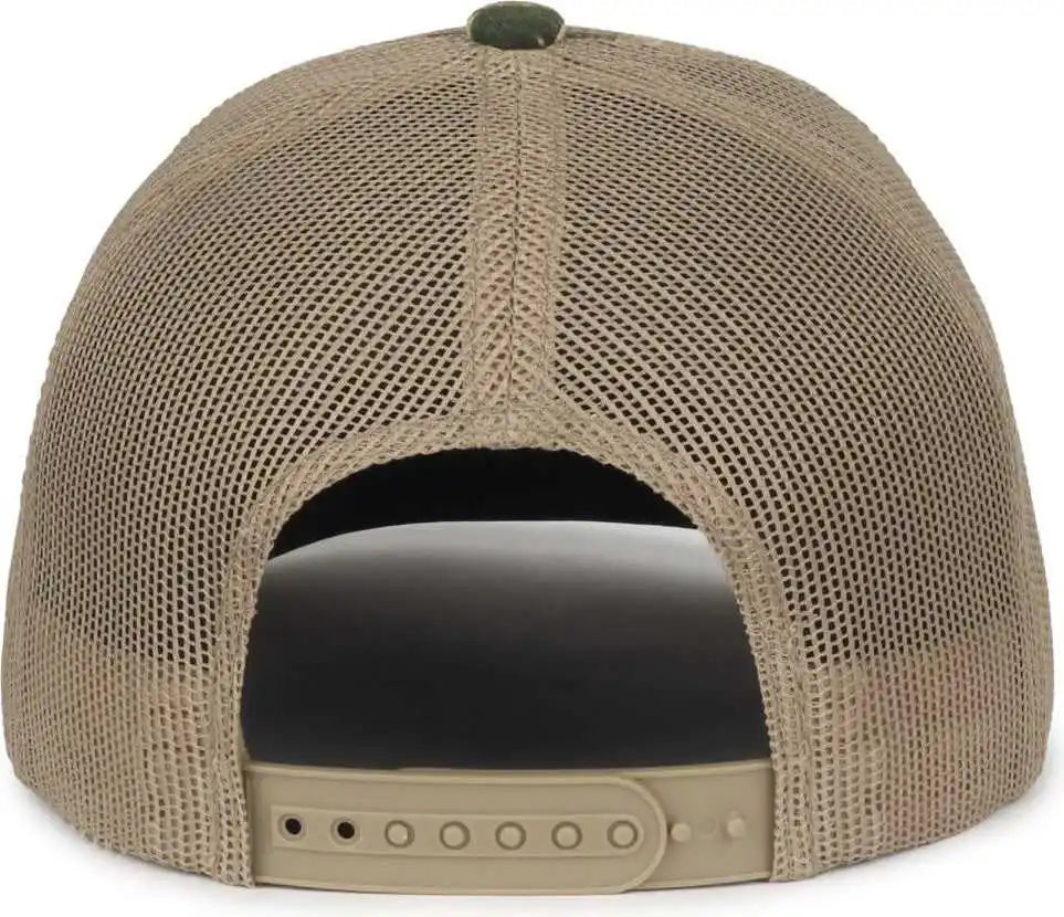 Oc Sports Du70 Ducks Unlimited Caps - Mossy Oak Shadow Grass Blades - Brown / Osfm
