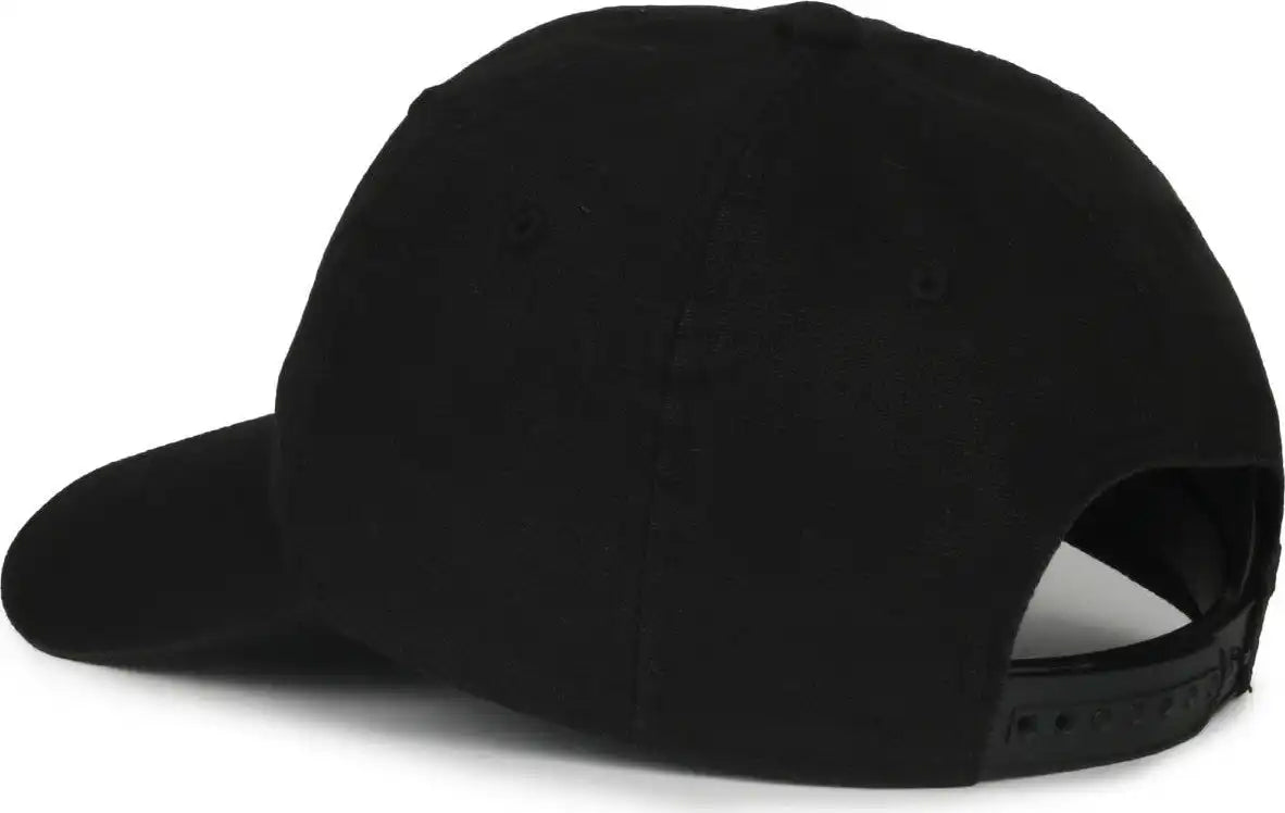 Oc Sports Duk-111sb Duk Canvas Snap Back Cap - Black