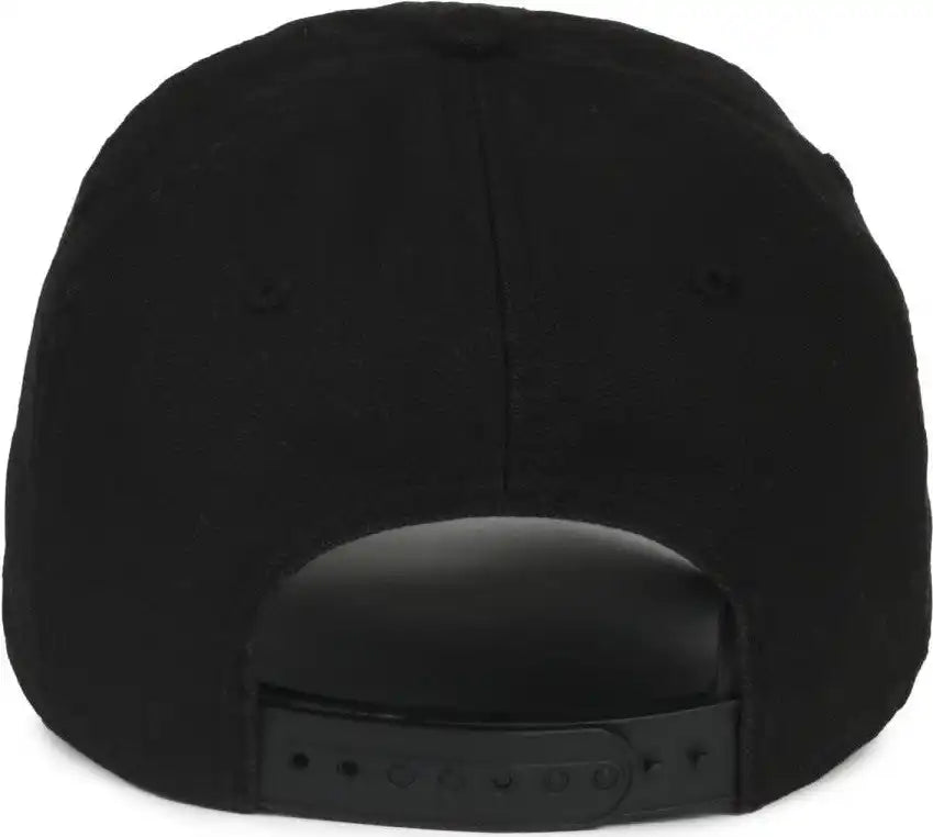 Oc Sports Duk-111sb Duk Canvas Snap Back Cap - Black