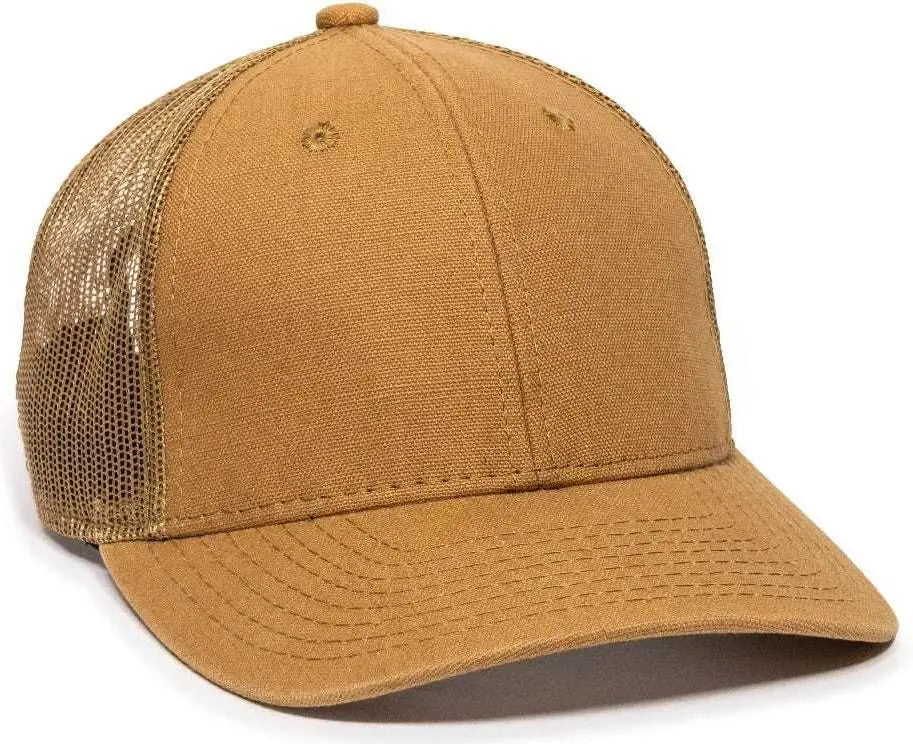 Oc Sports Duk-800m Adjustable Mesh Back Cap - Duk Brown - 6 7/8’’ - 7 1/2’’