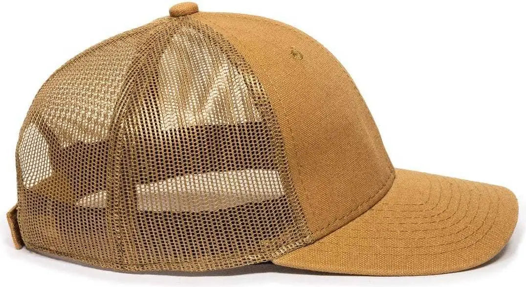 Oc Sports Duk-800m Adjustable Mesh Back Cap - Duk Brown - 6 7/8’’ - 7 1/2’’