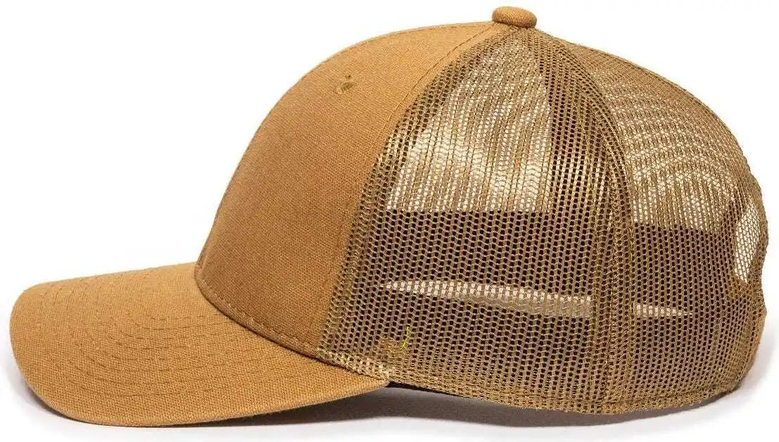 Oc Sports Duk-800m Adjustable Mesh Back Cap - Duk Brown - 6 7/8’’ - 7 1/2’’